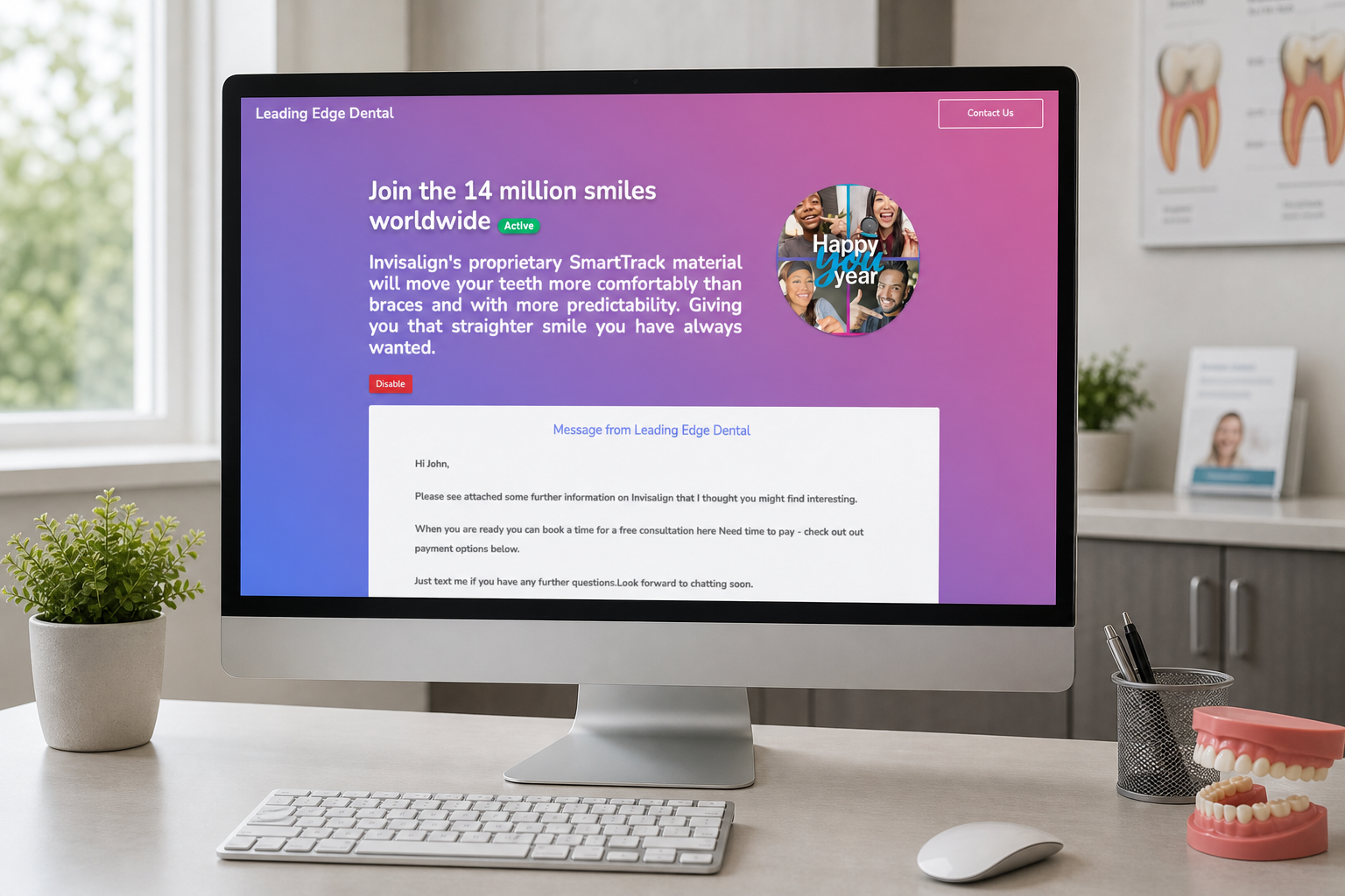 Medical Office Computer Landing Page