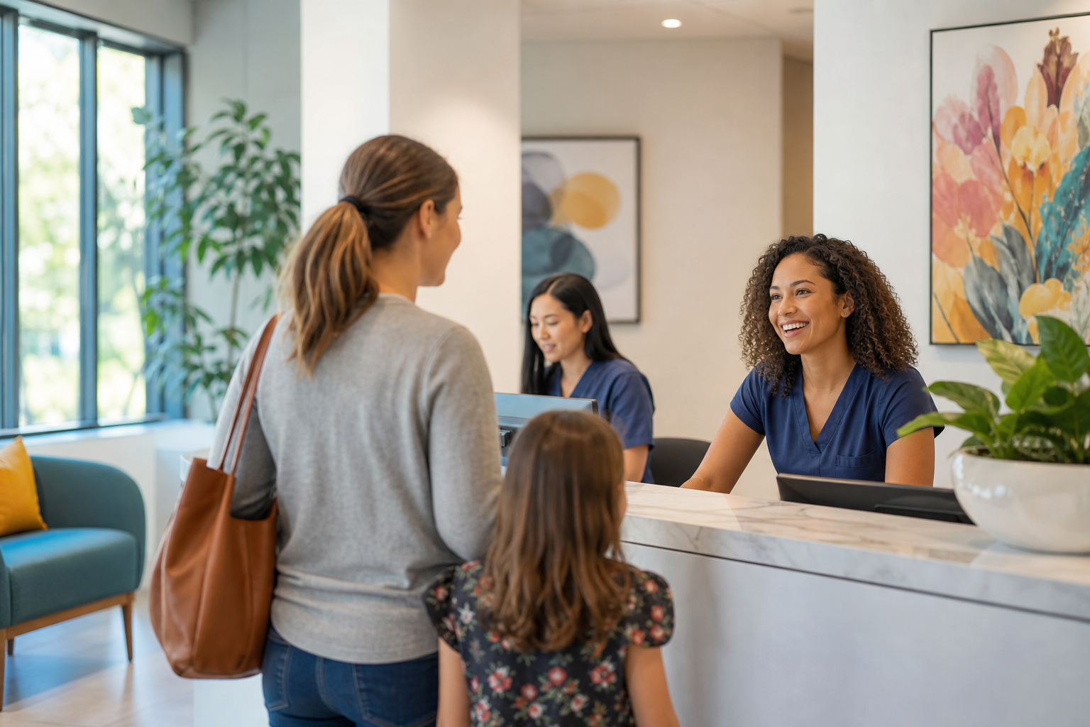 Cheerful Medical Office Interior